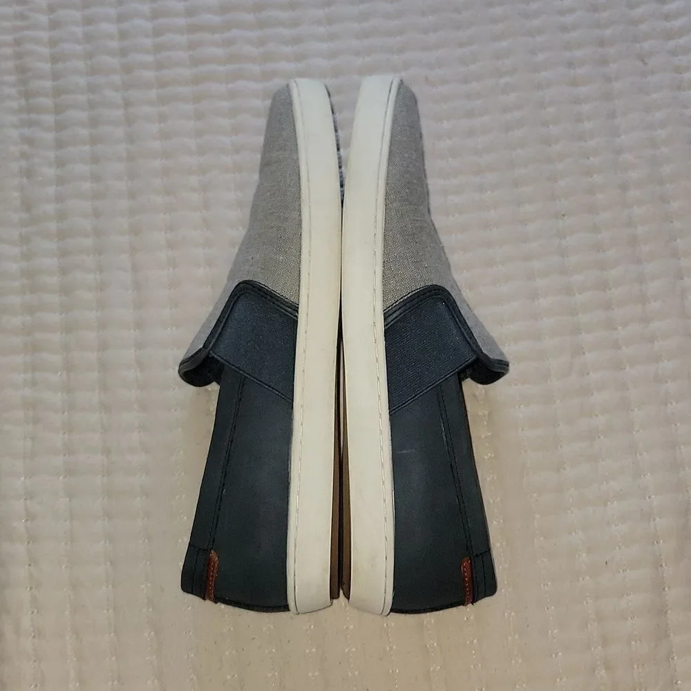 ALDO Men's Gray Denim Look & Navy Casual Slip On Comfort Loafers Size 12